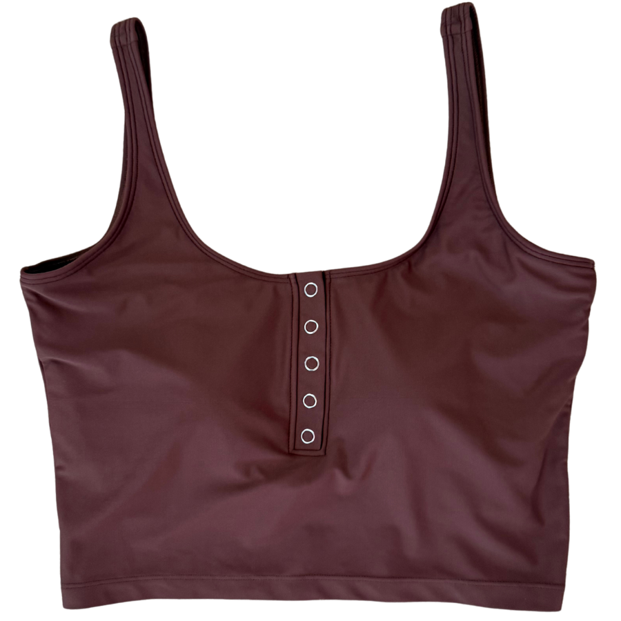 PRE-ORDER: Snap It Up Top Chestnut