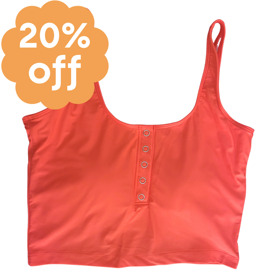 Snap It Up Top Coral