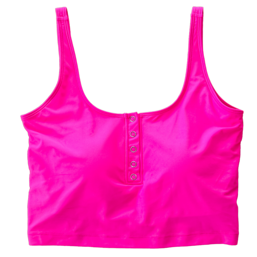 Last Pieces - Snap It Up Top Flamingo