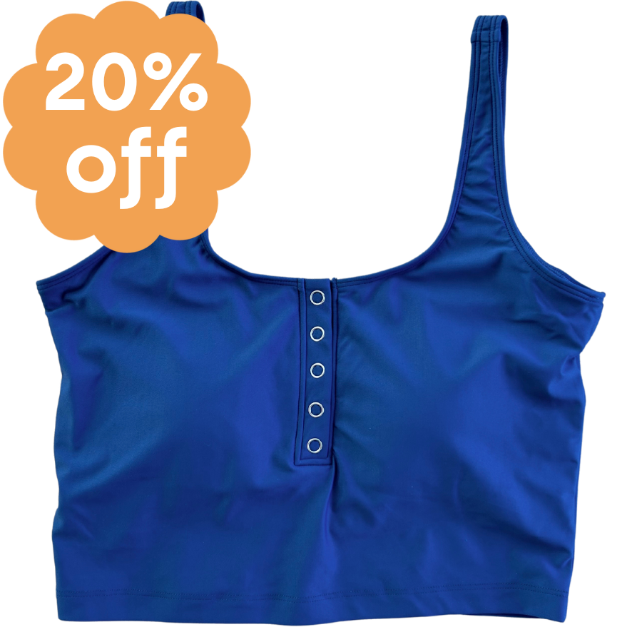 Snap It Up Top French Navy