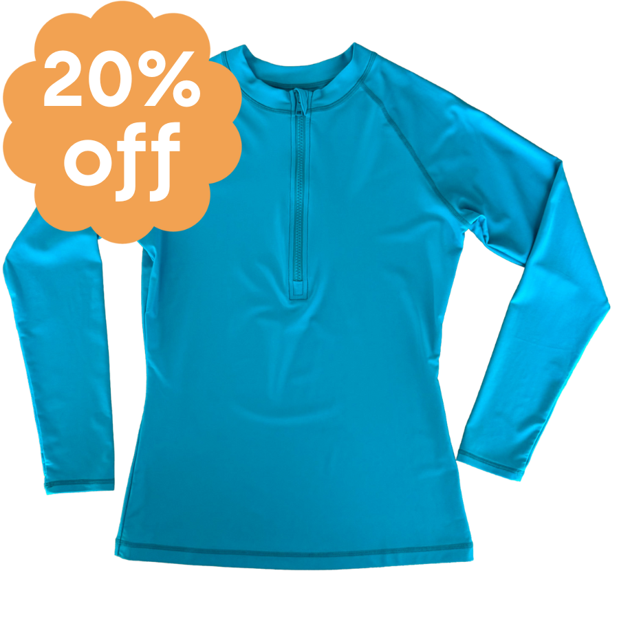 Sun Kissed Rashie Teal