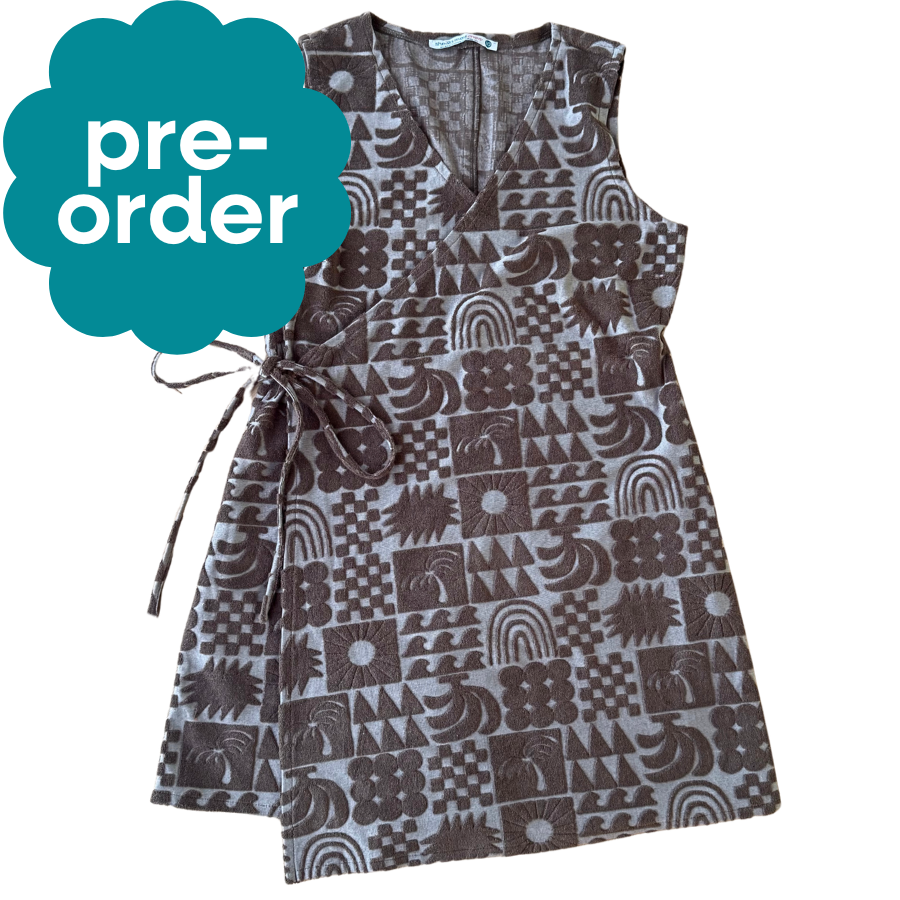 PRE-ORDER: The Terry Wrap - Cocoa