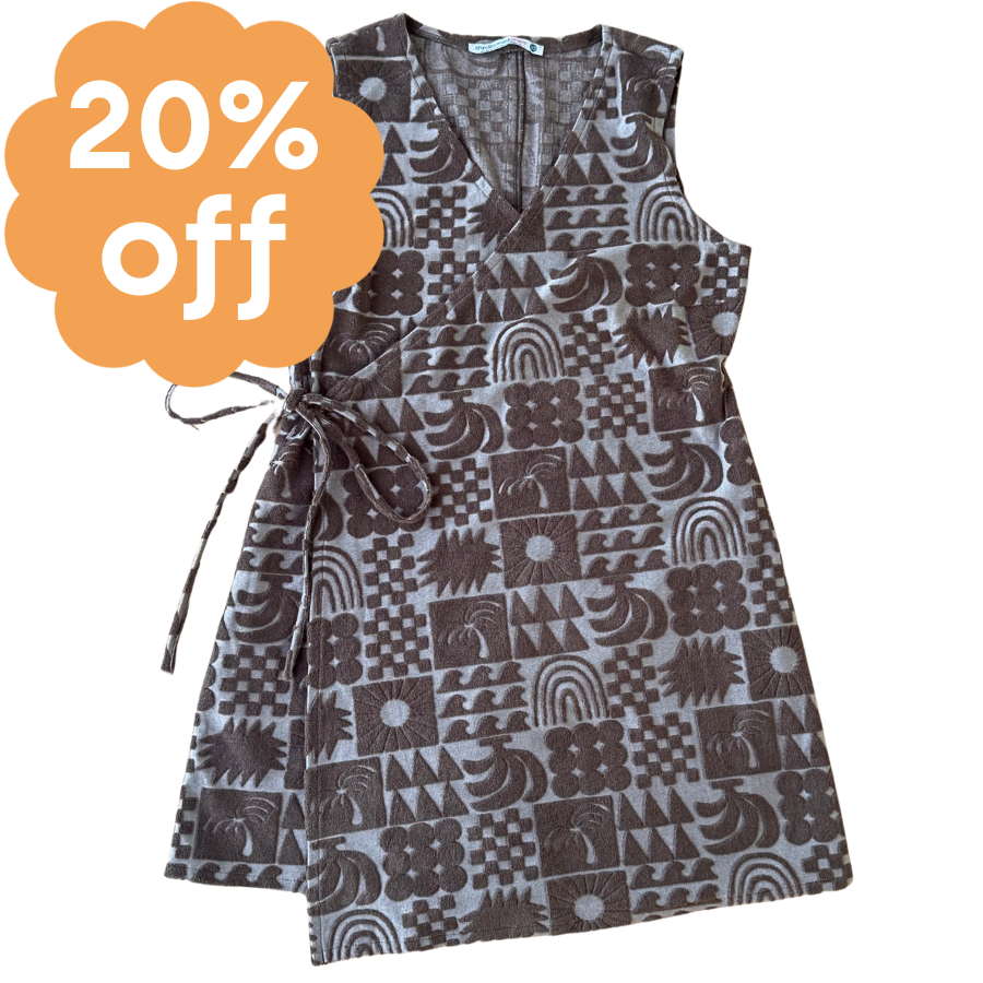 The Terry Wrap - Cocoa