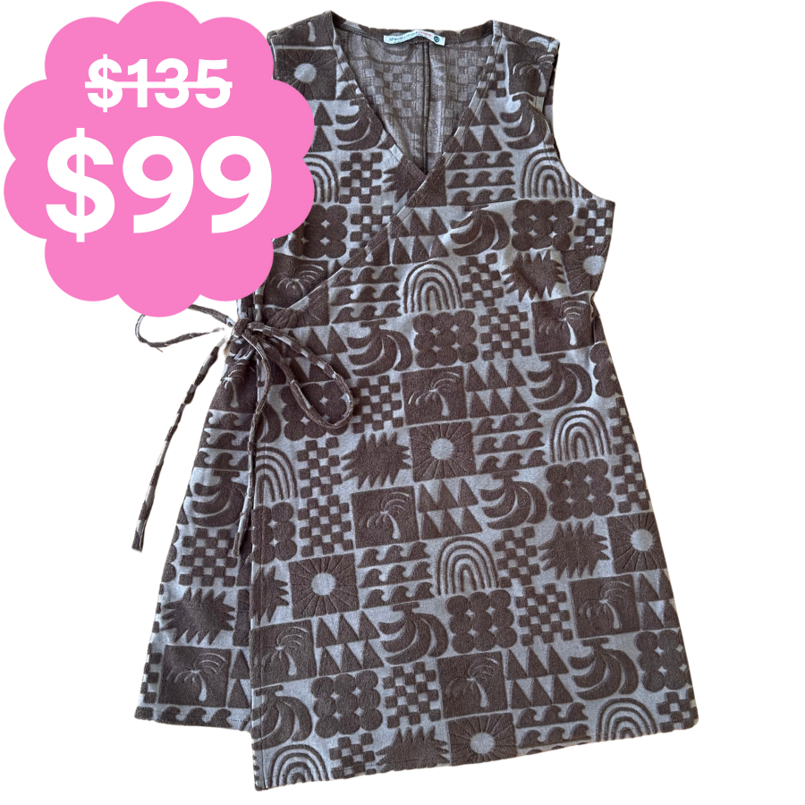 The Terry Wrap - Cocoa