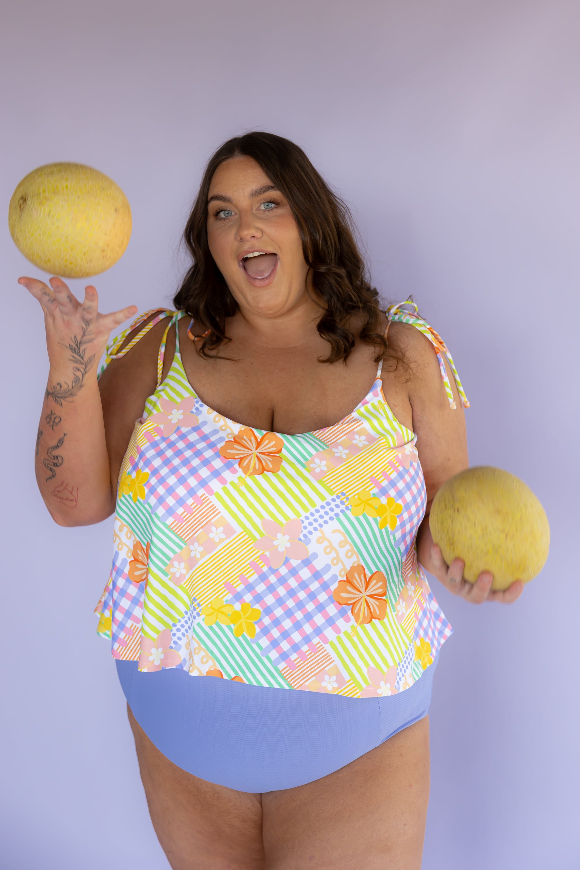 Swing Top Tropical Patch