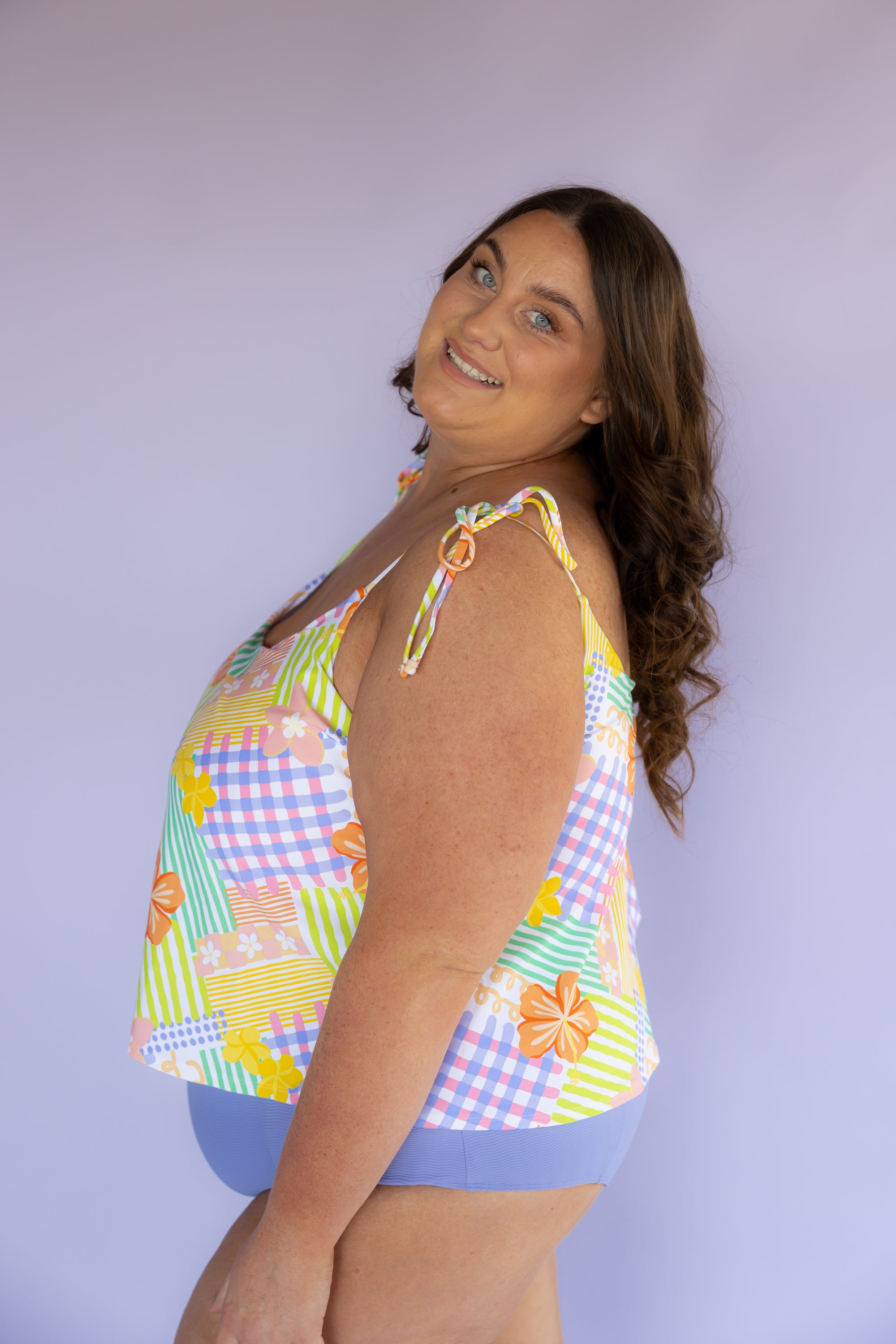 Swing Top Tropical Patch