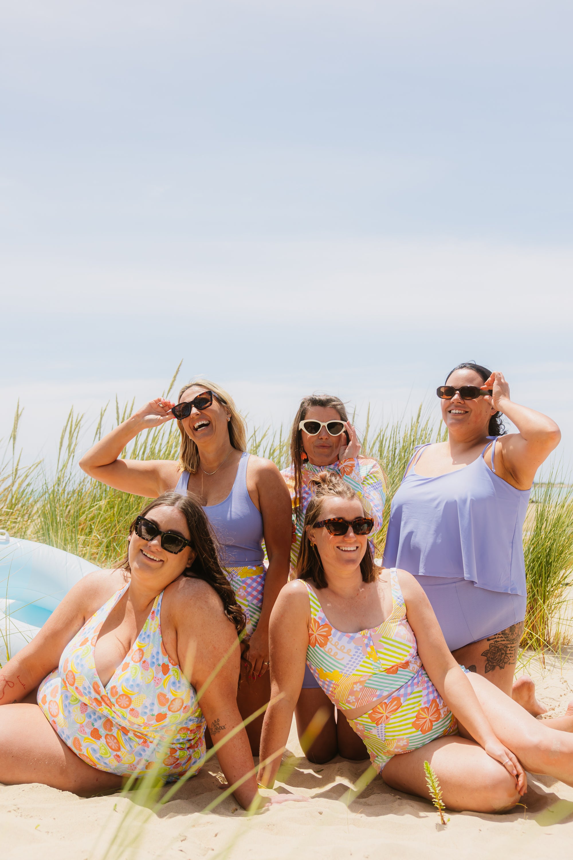 Criss-Cross Halter Top Fruit Fiesta