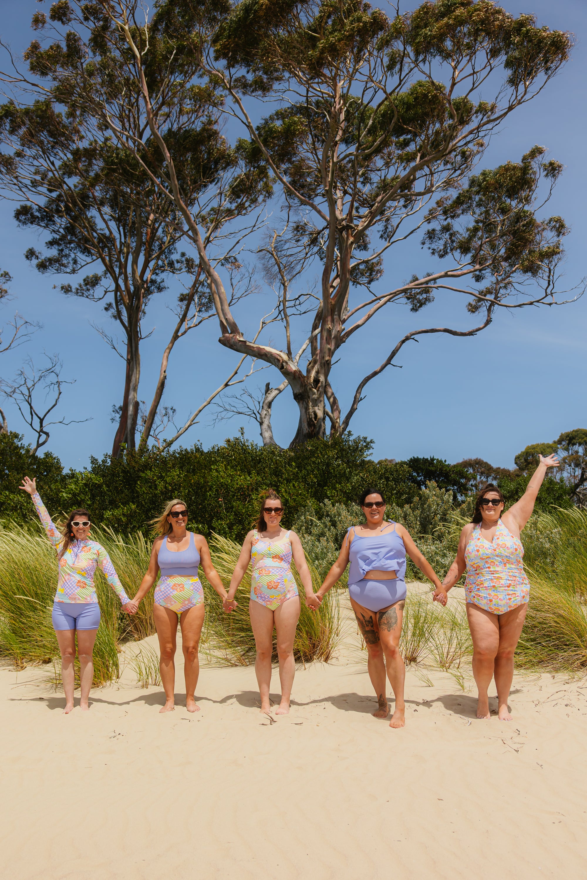 Criss-Cross Halter Top Fruit Fiesta