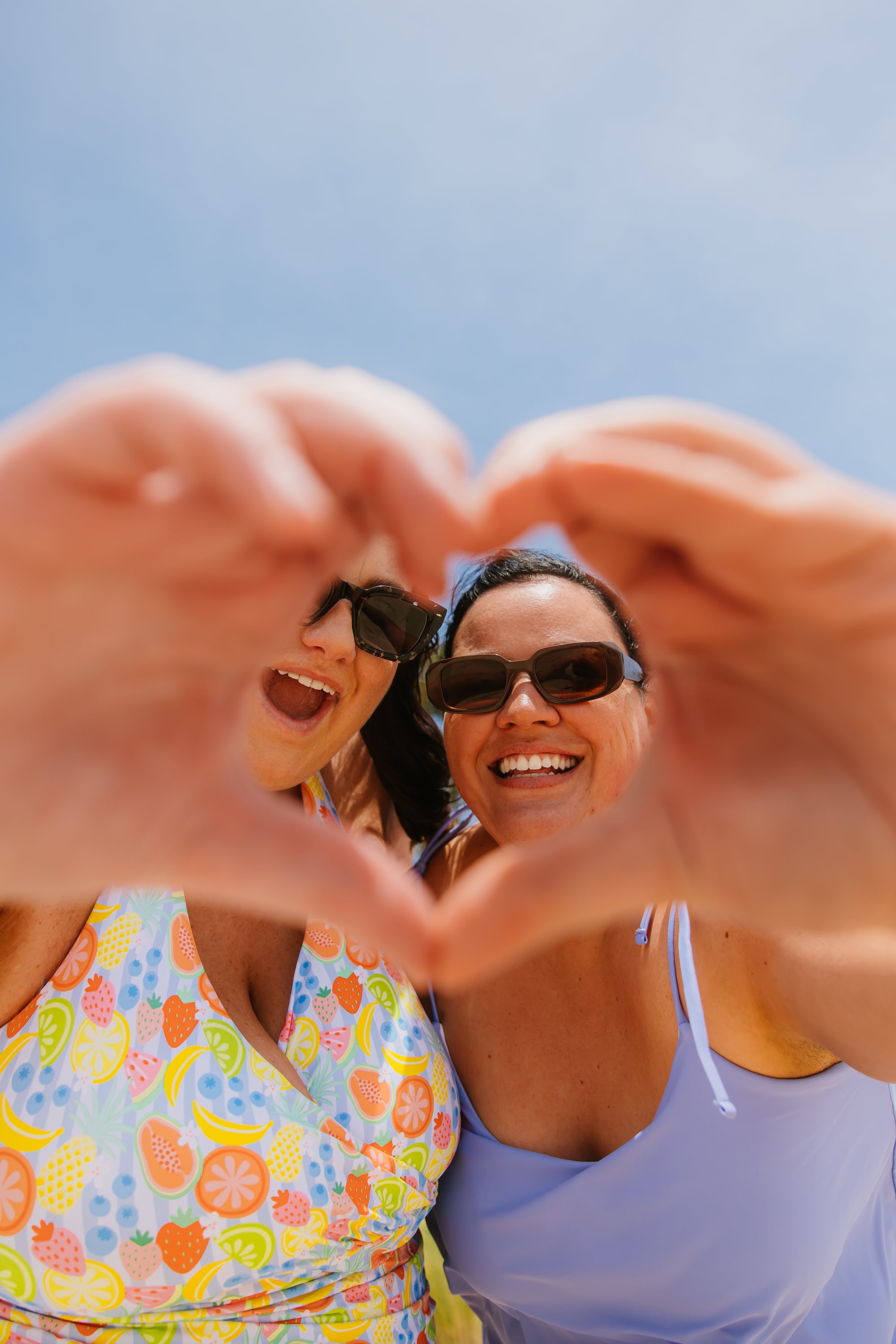 Criss-Cross Halter Top Fruit Fiesta