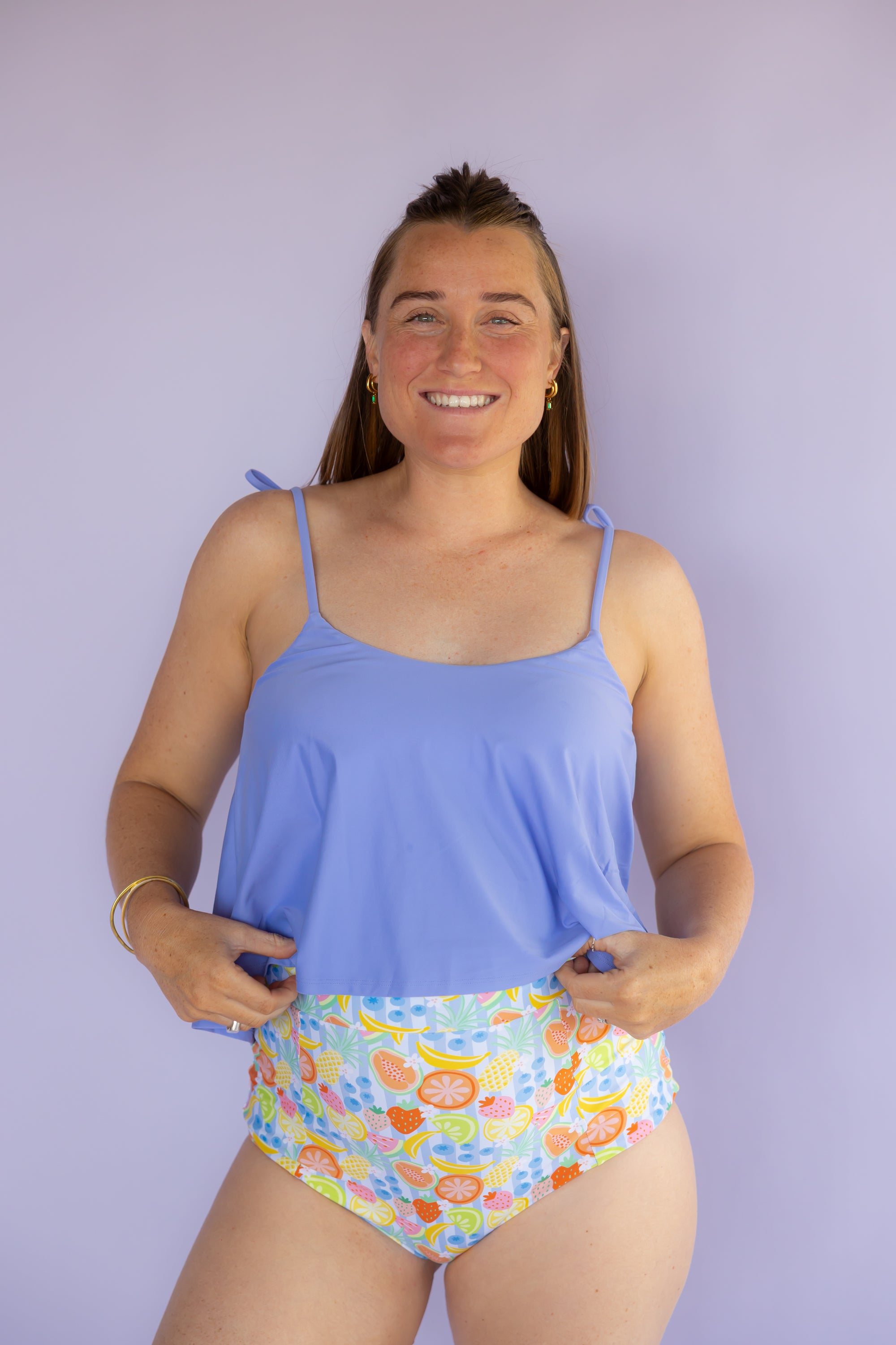 High Waisted Bottoms Fruit Fiesta