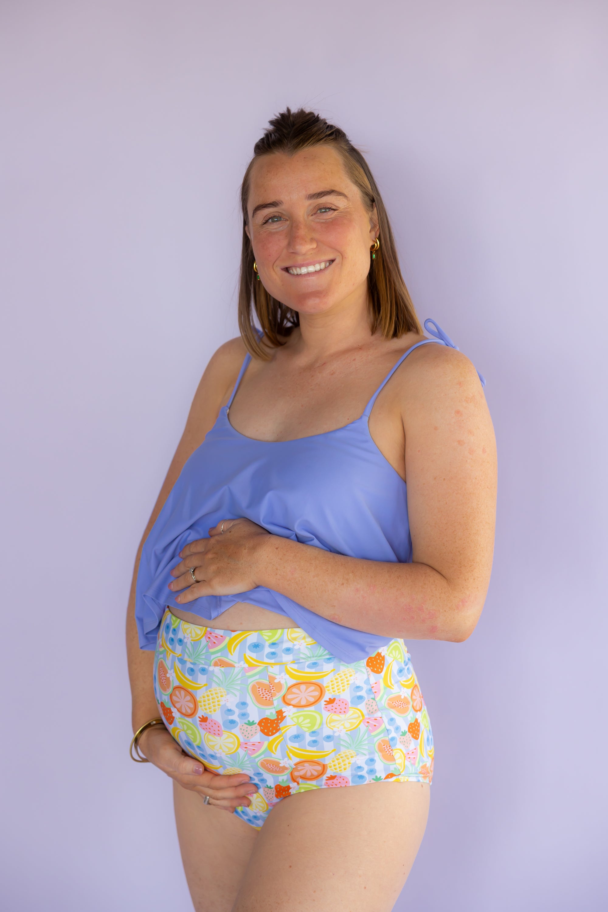 High Waisted Bottoms Fruit Fiesta