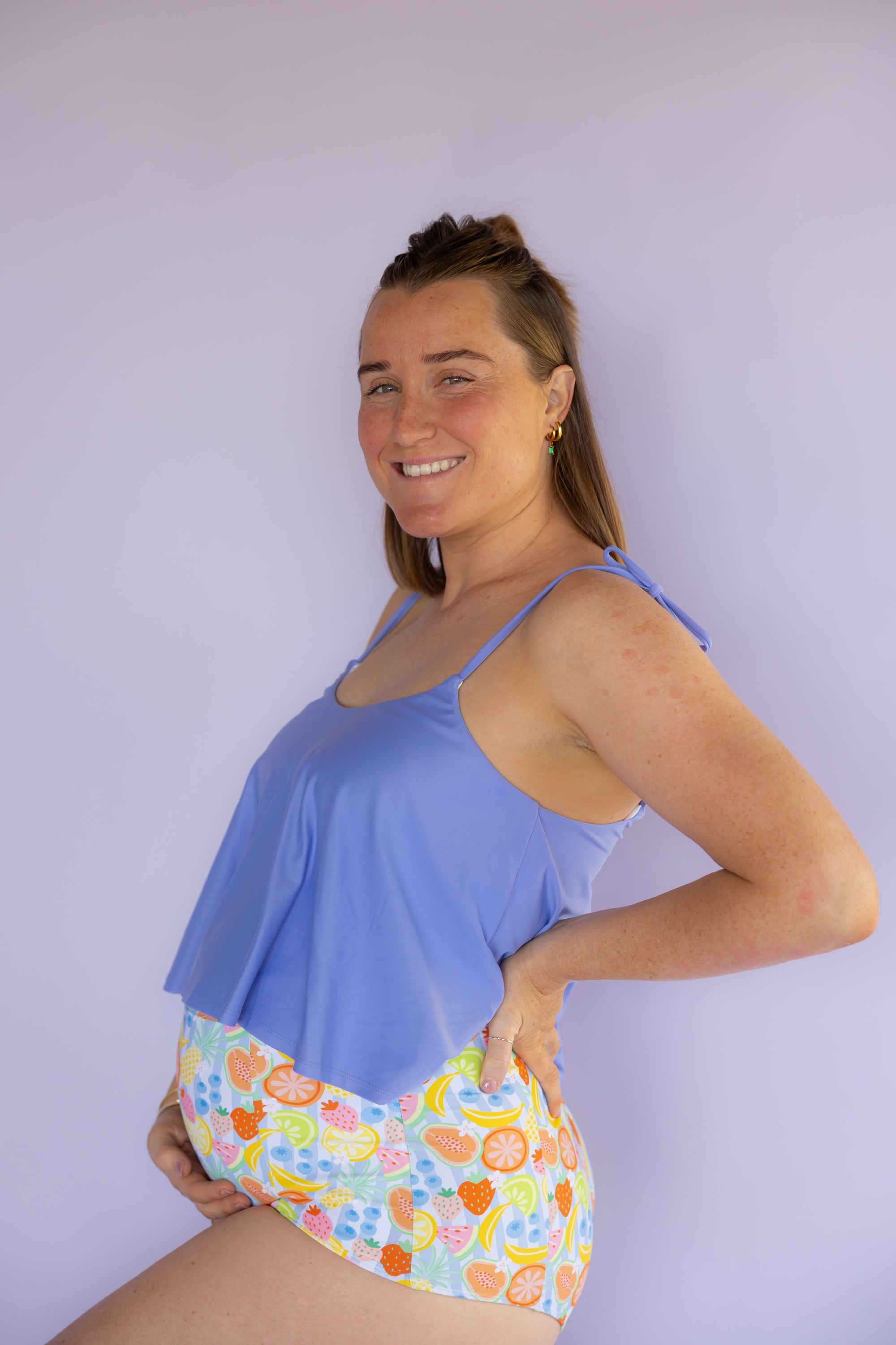 High Waisted Bottoms Fruit Fiesta