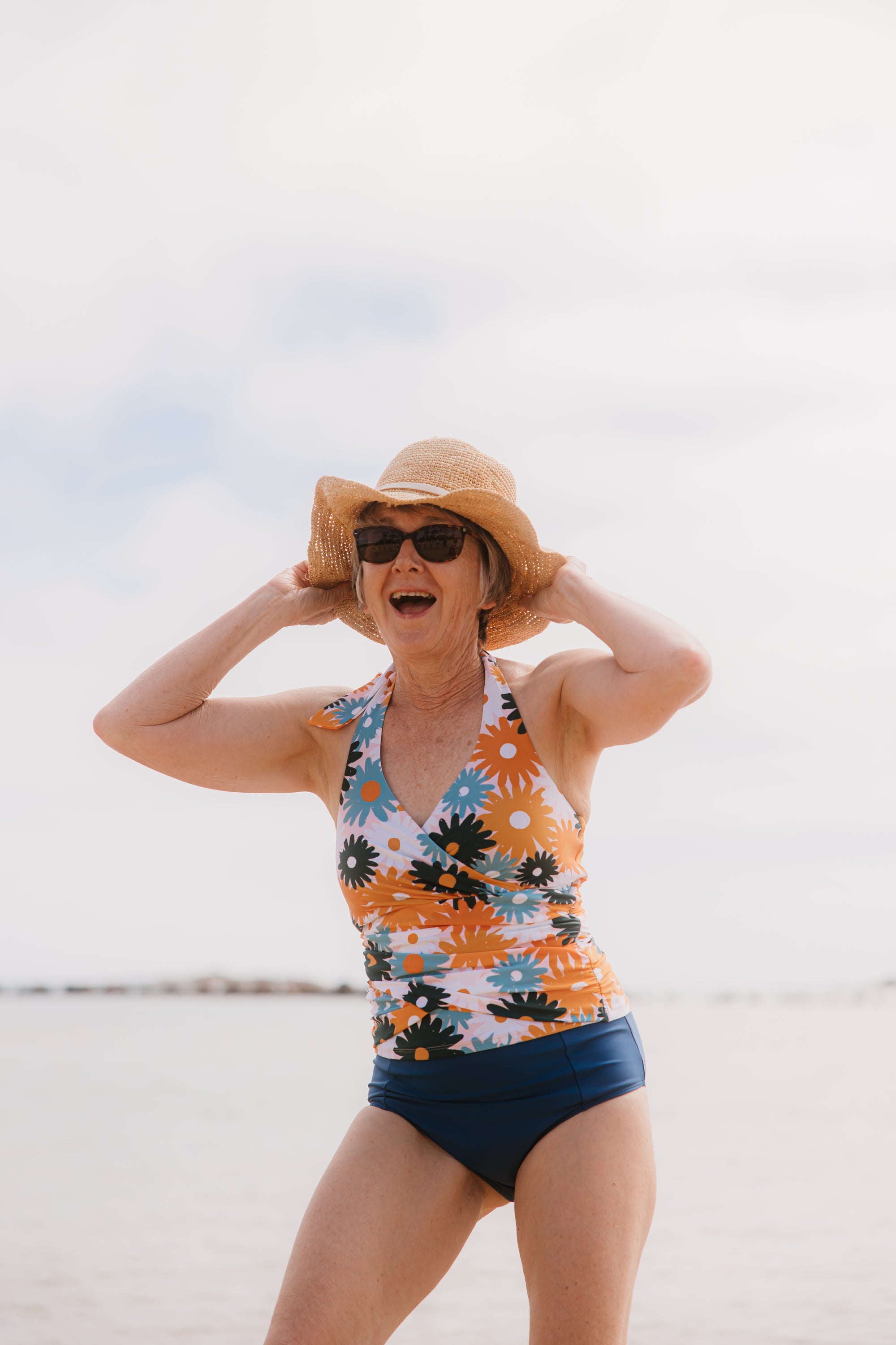 High Cut Bottoms French Navy