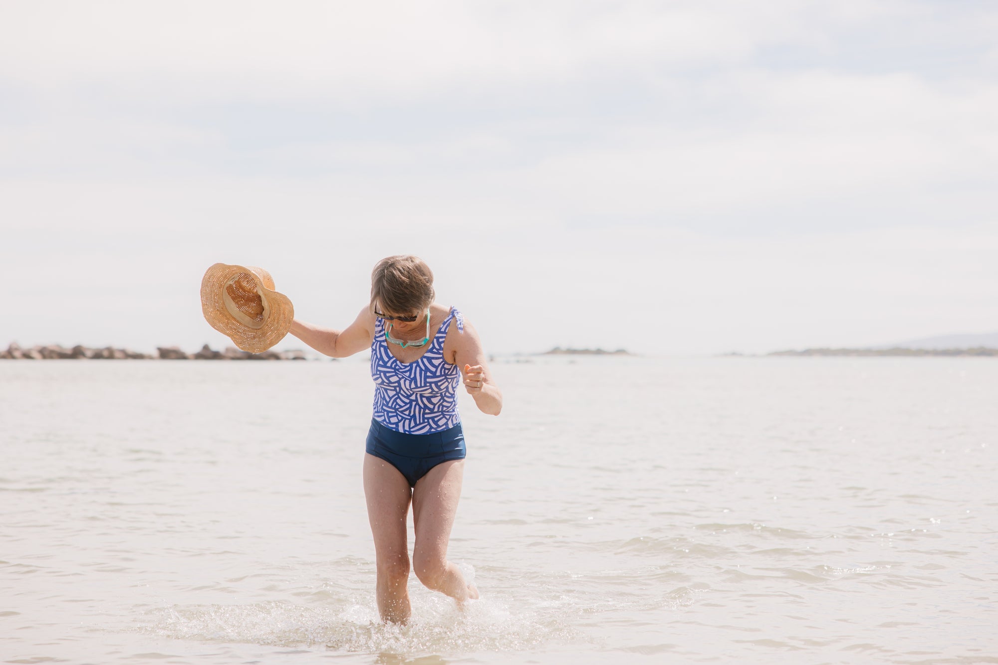 Shoulder Tie Top Stripe Delight