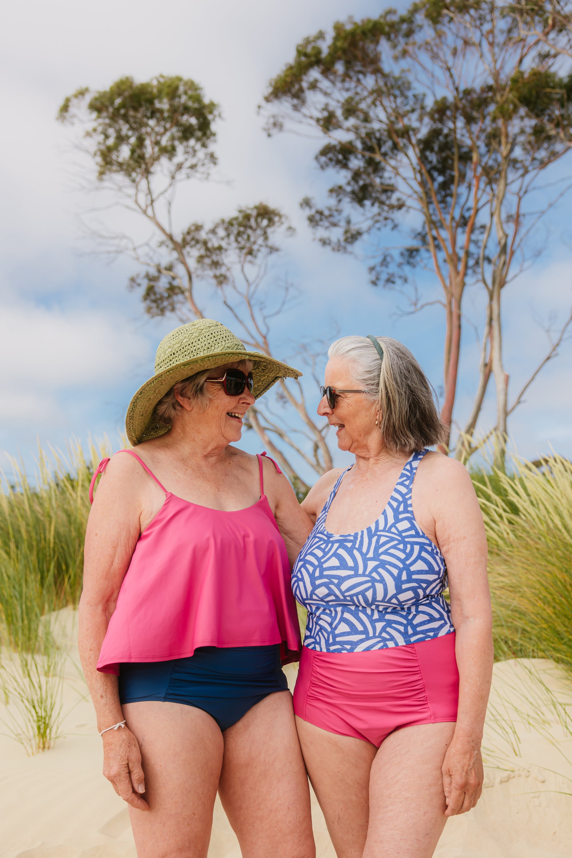 Ruched High Waisted Bottoms Petal