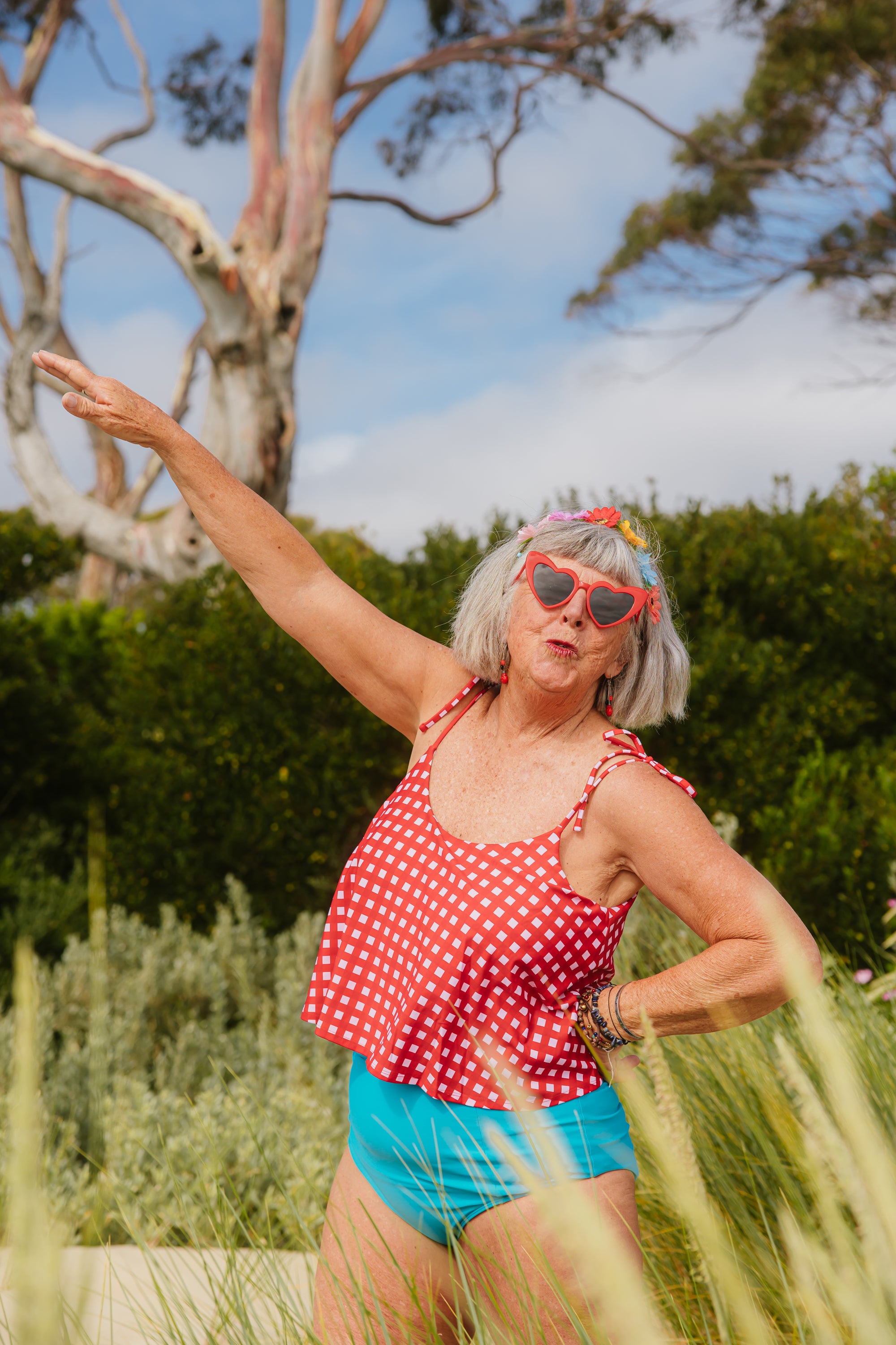 High Cut Bottoms Teal