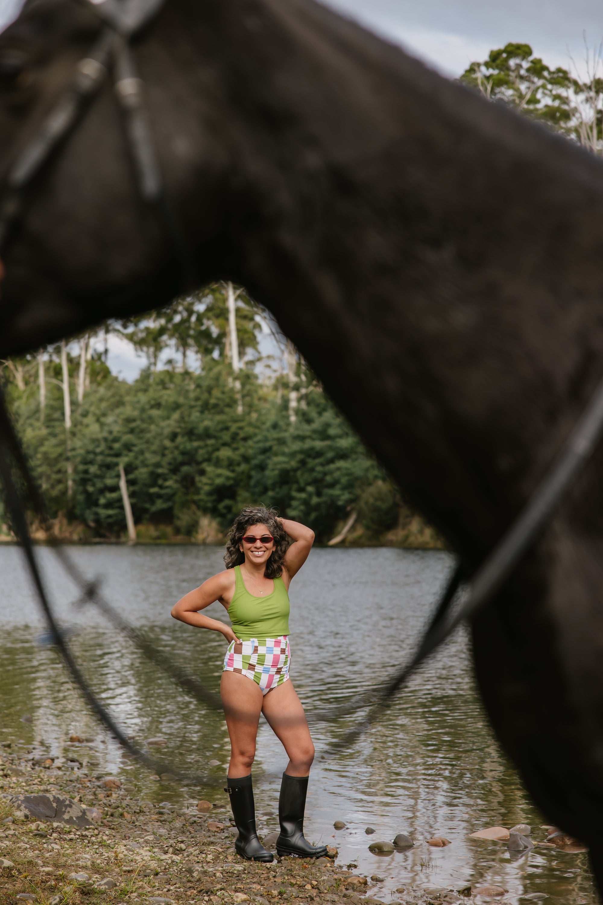 Pre-Order: Racer Back Top Olive