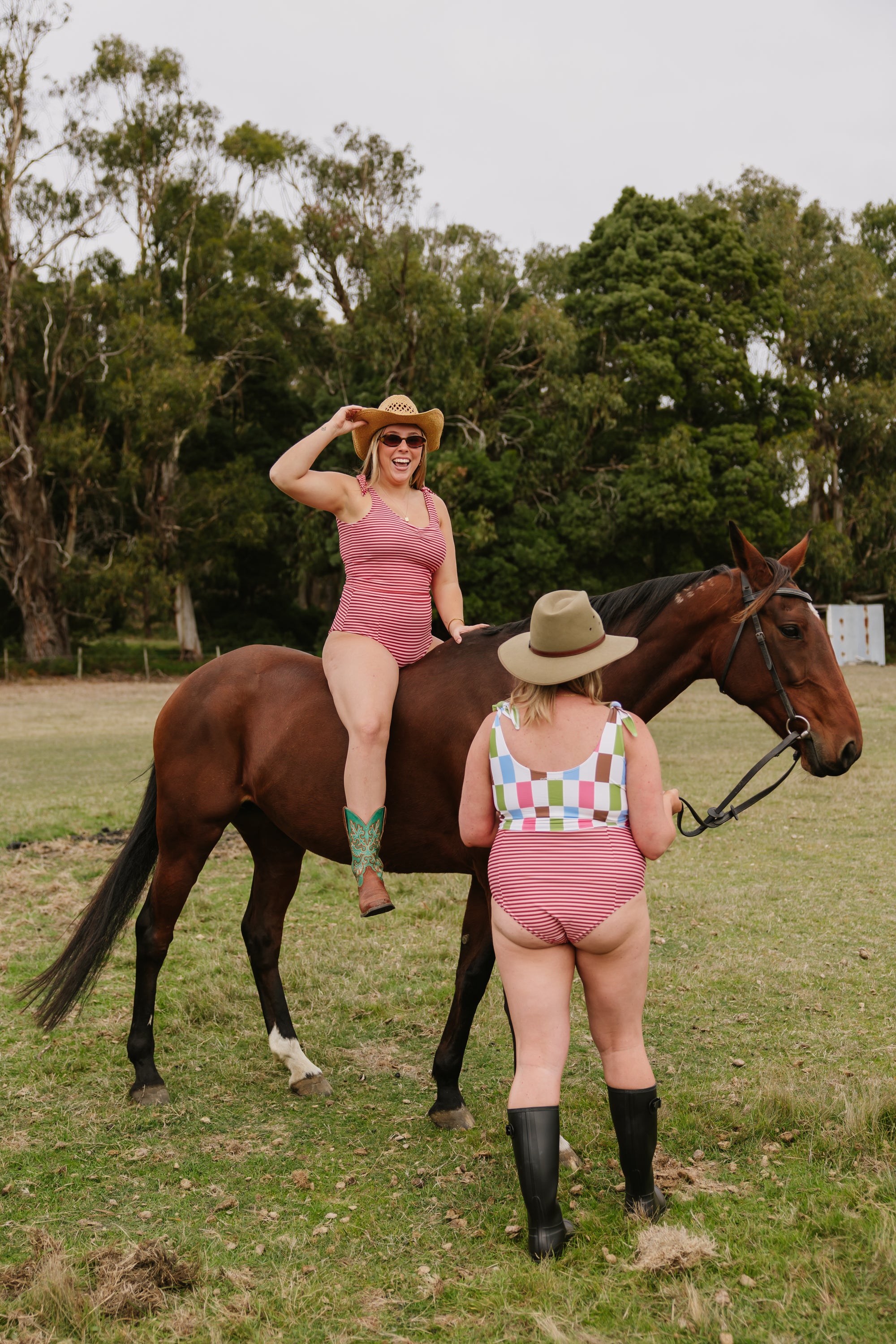 High Cut Bottoms Candy Stripe
