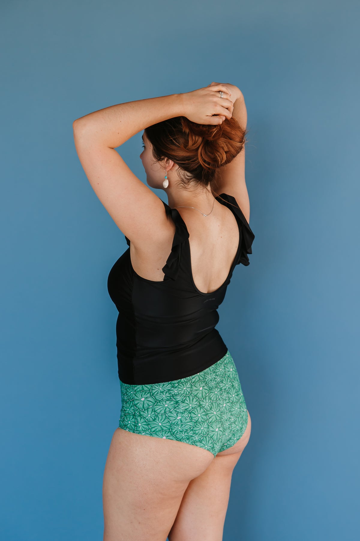 Pre-Order: Frill Shoulder Tank Black