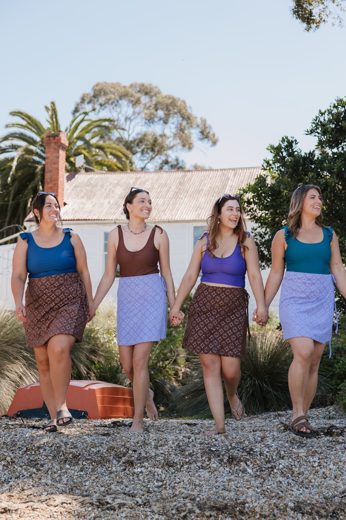 The Terry Skirt - Periwinkle