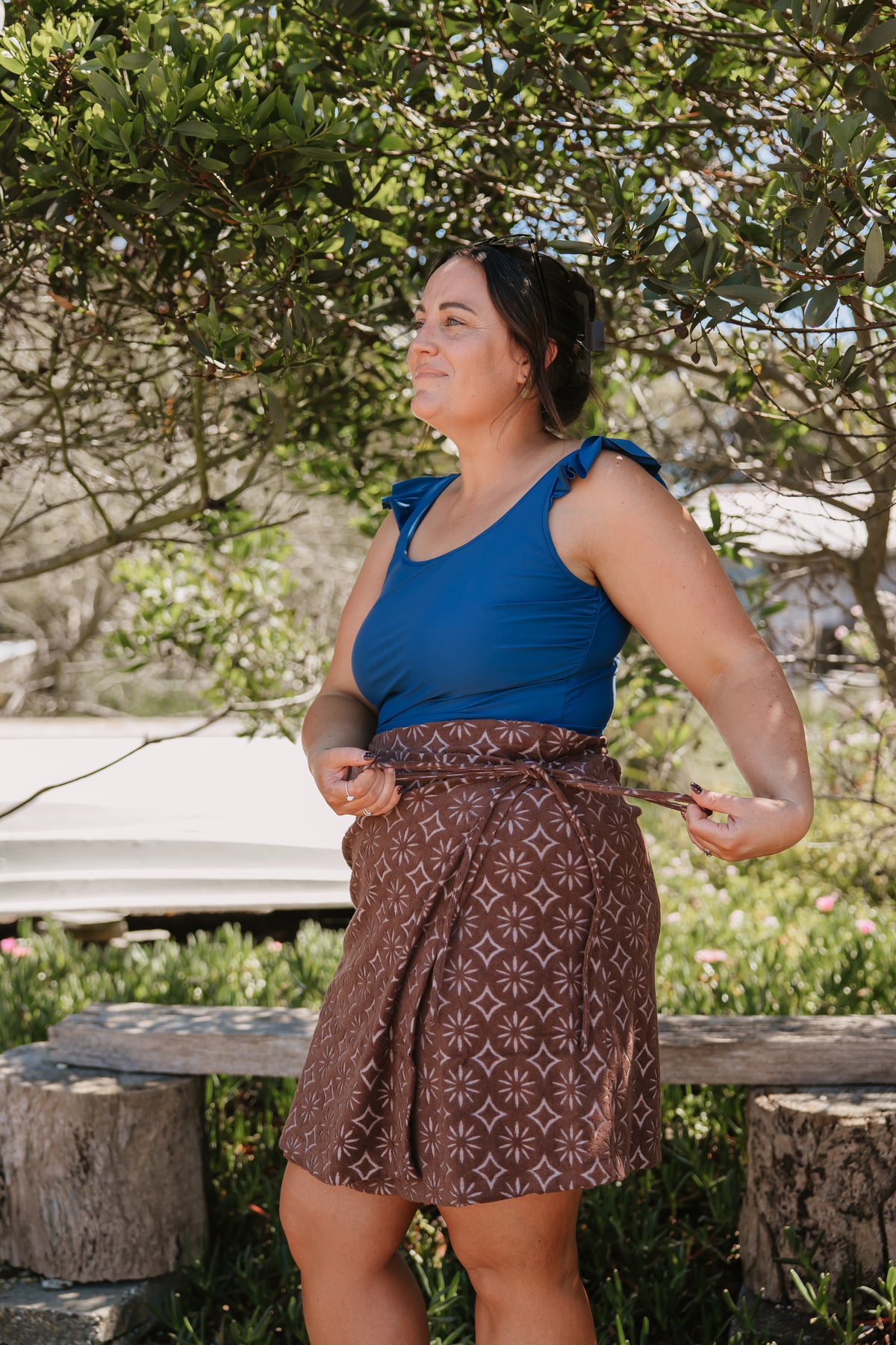 The Terry Skirt - Truffle