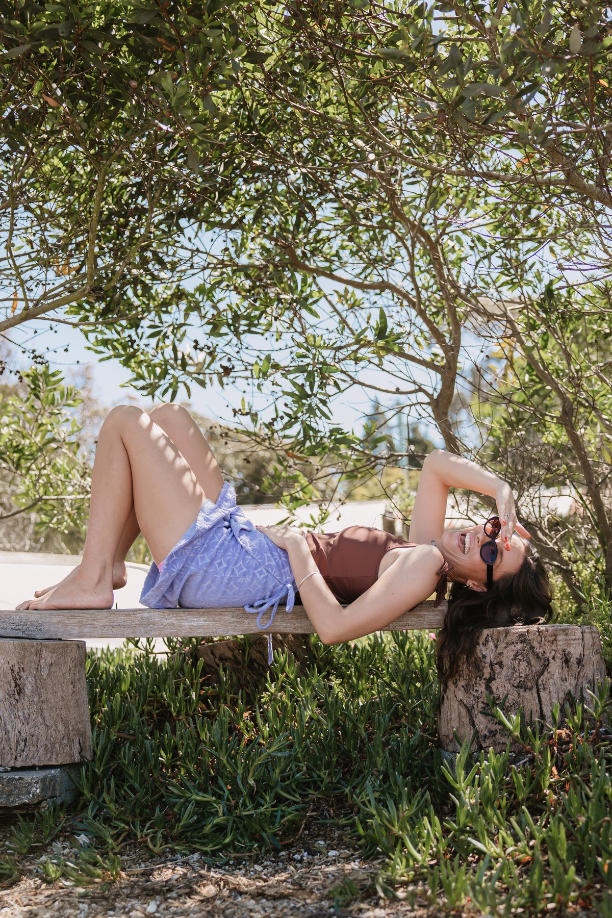 The Terry Skirt - Periwinkle
