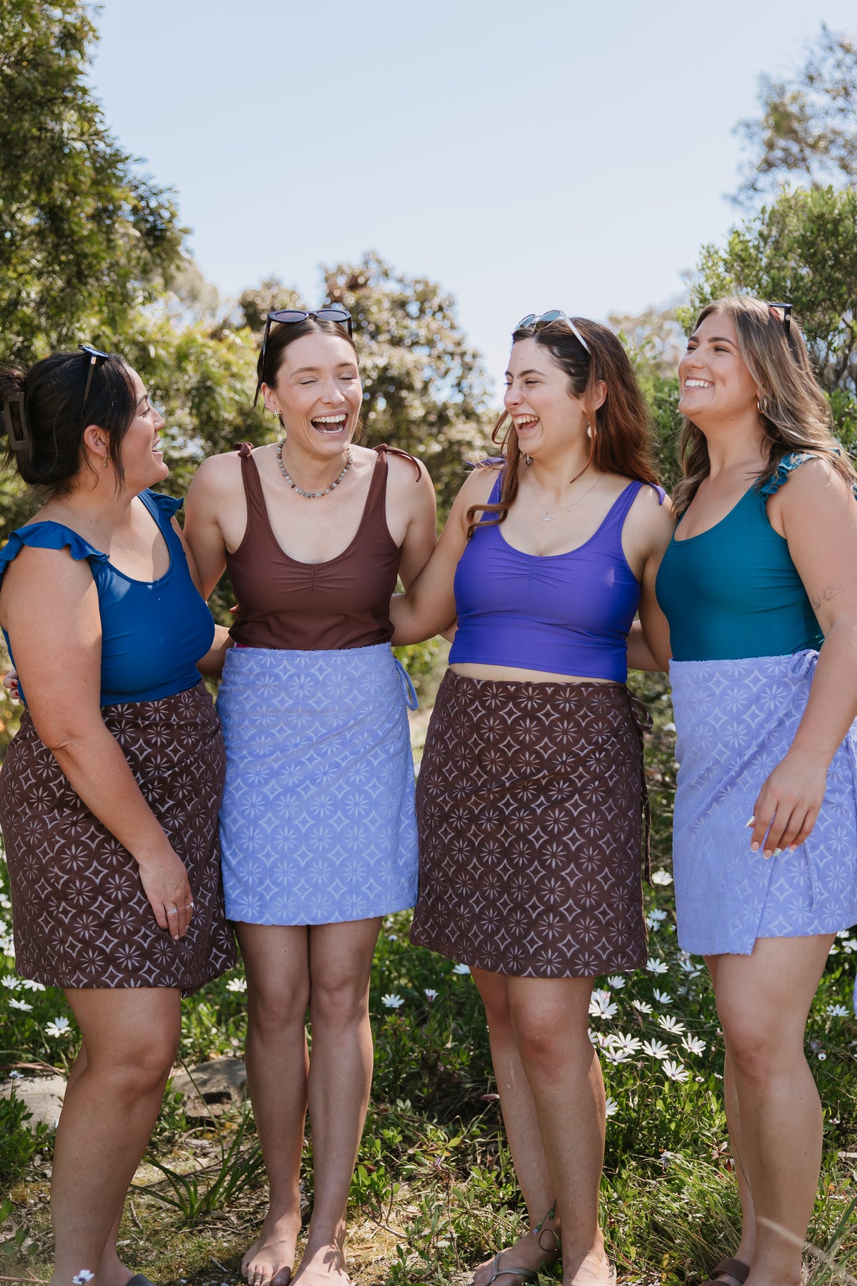 The Terry Skirt - Periwinkle