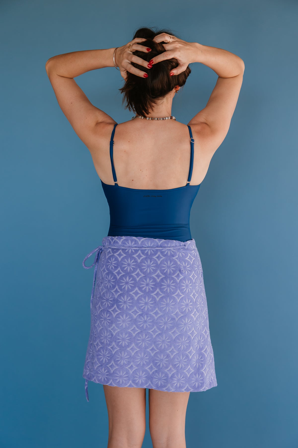 The Terry Skirt - Periwinkle