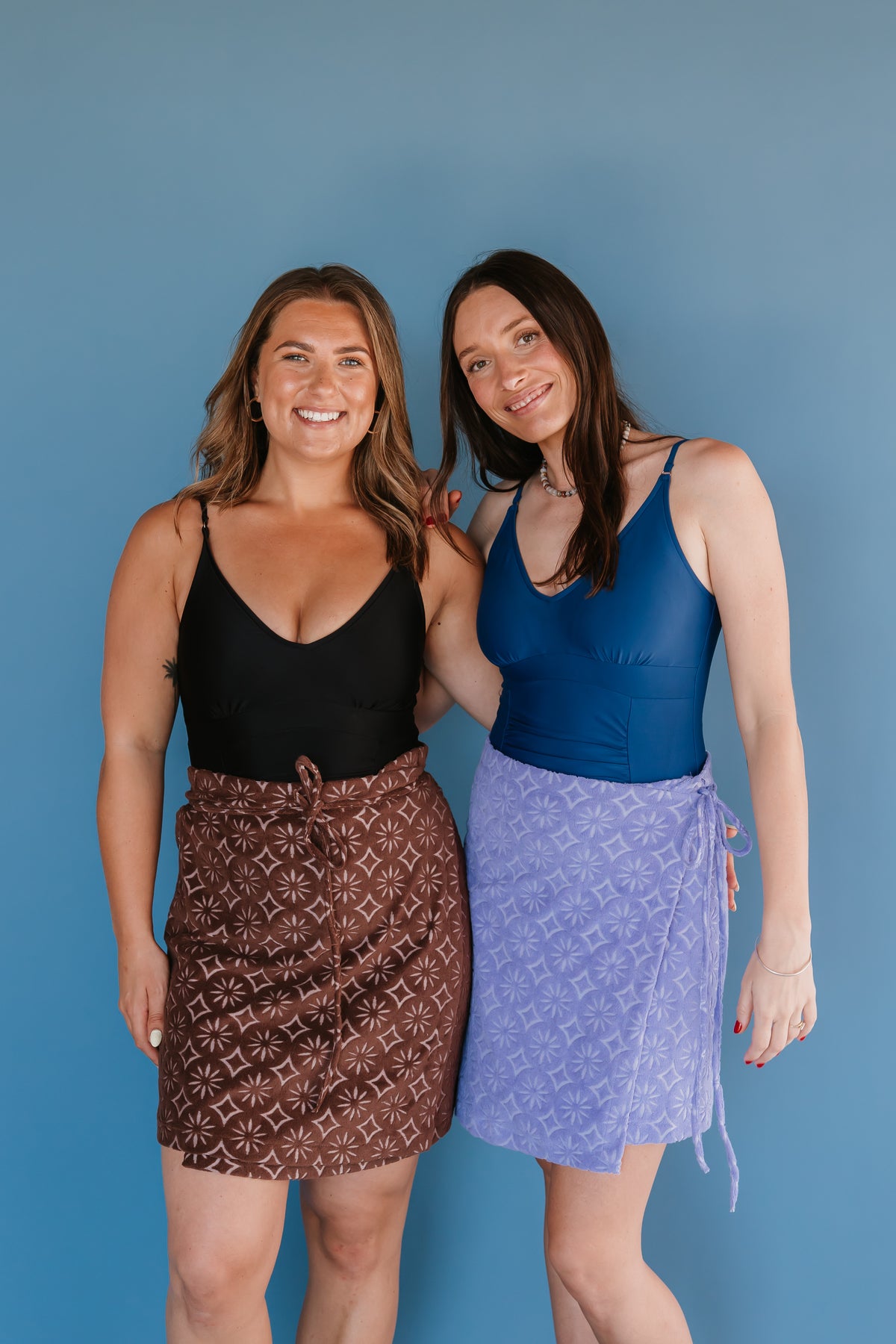 The Terry Skirt - Periwinkle