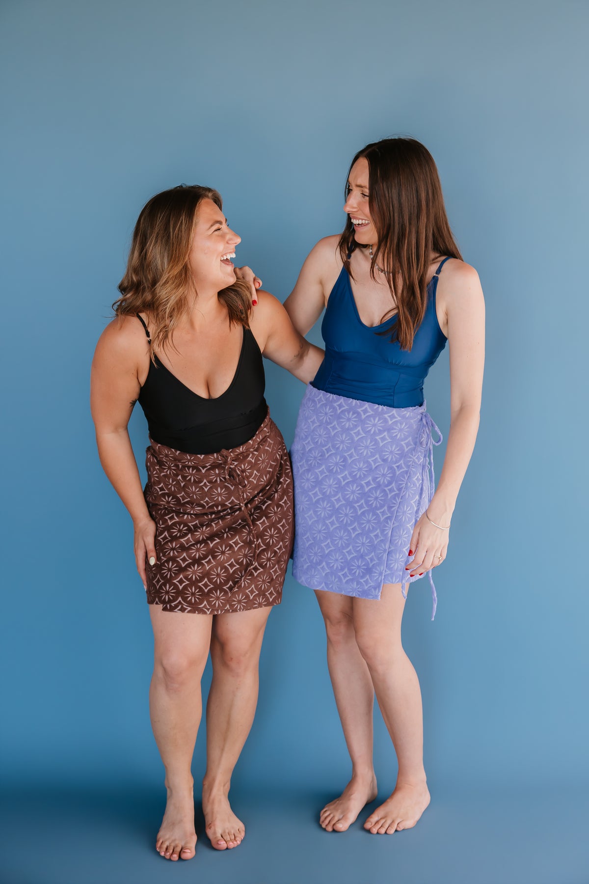 The Terry Skirt - Periwinkle