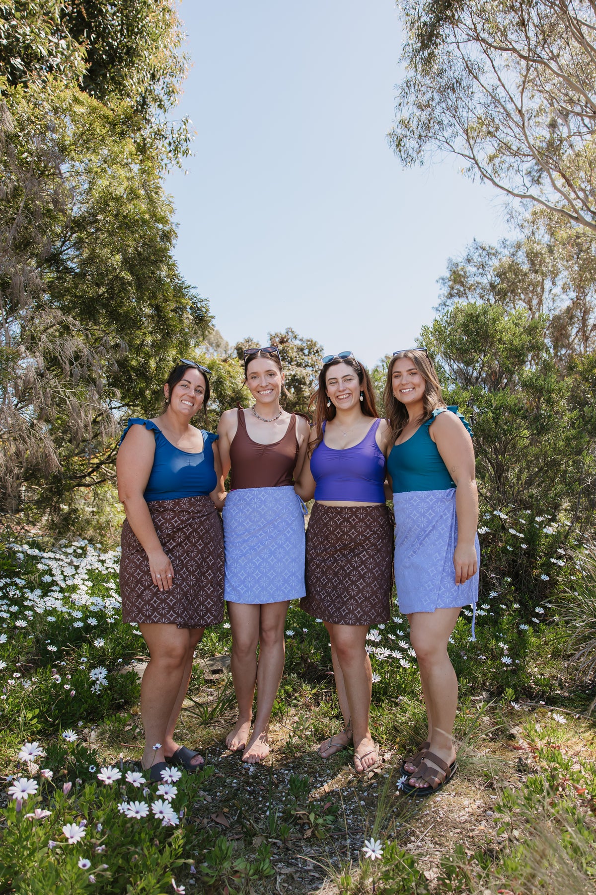 The Terry Skirt - Periwinkle