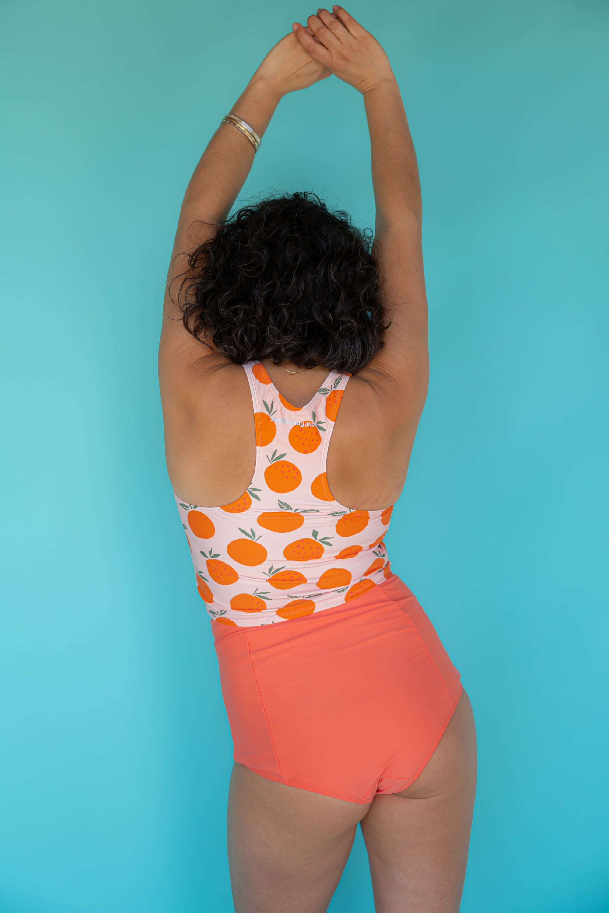 Racer Back Top Oranges