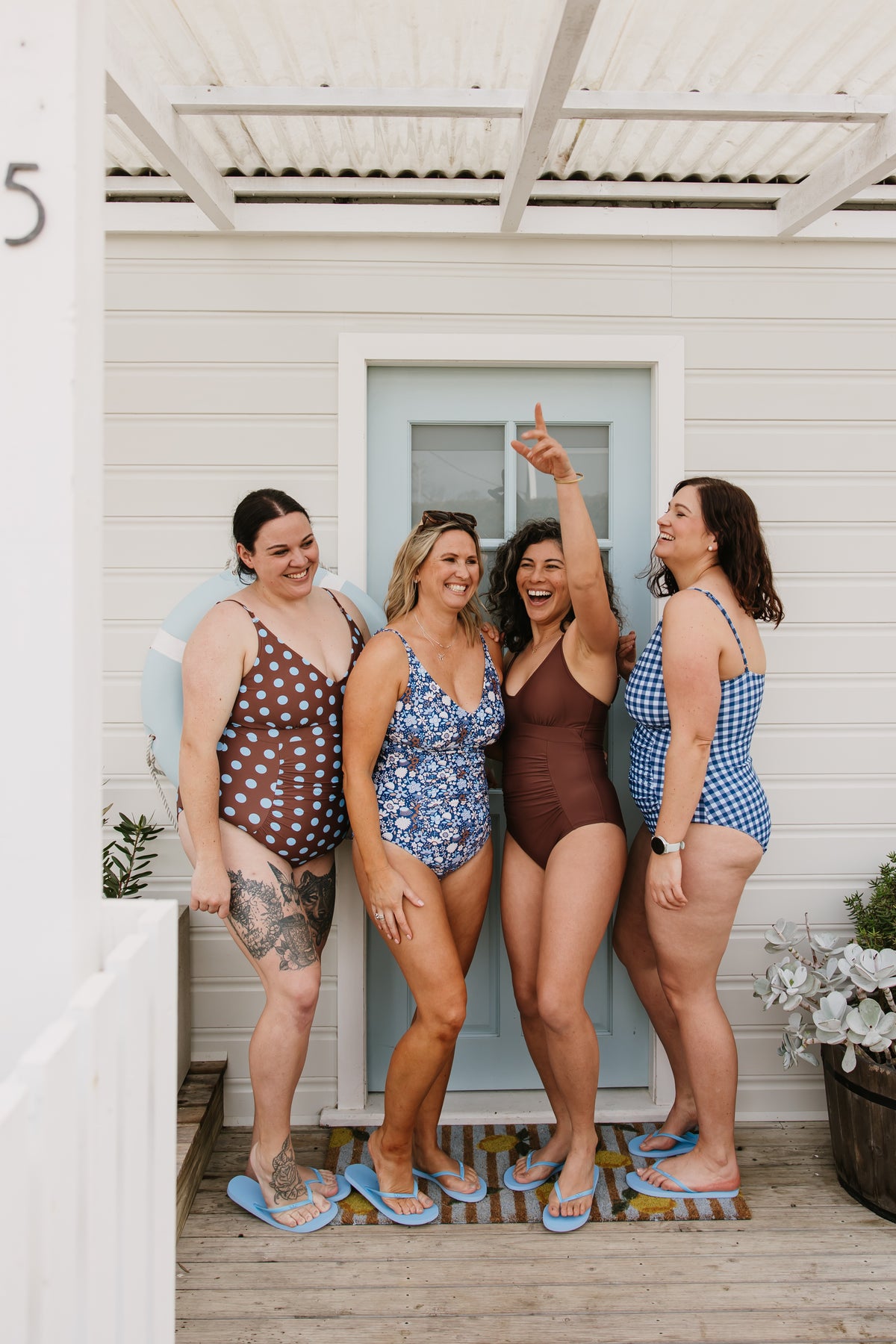 PRE-ORDER: Ruched One Piece Chestnut