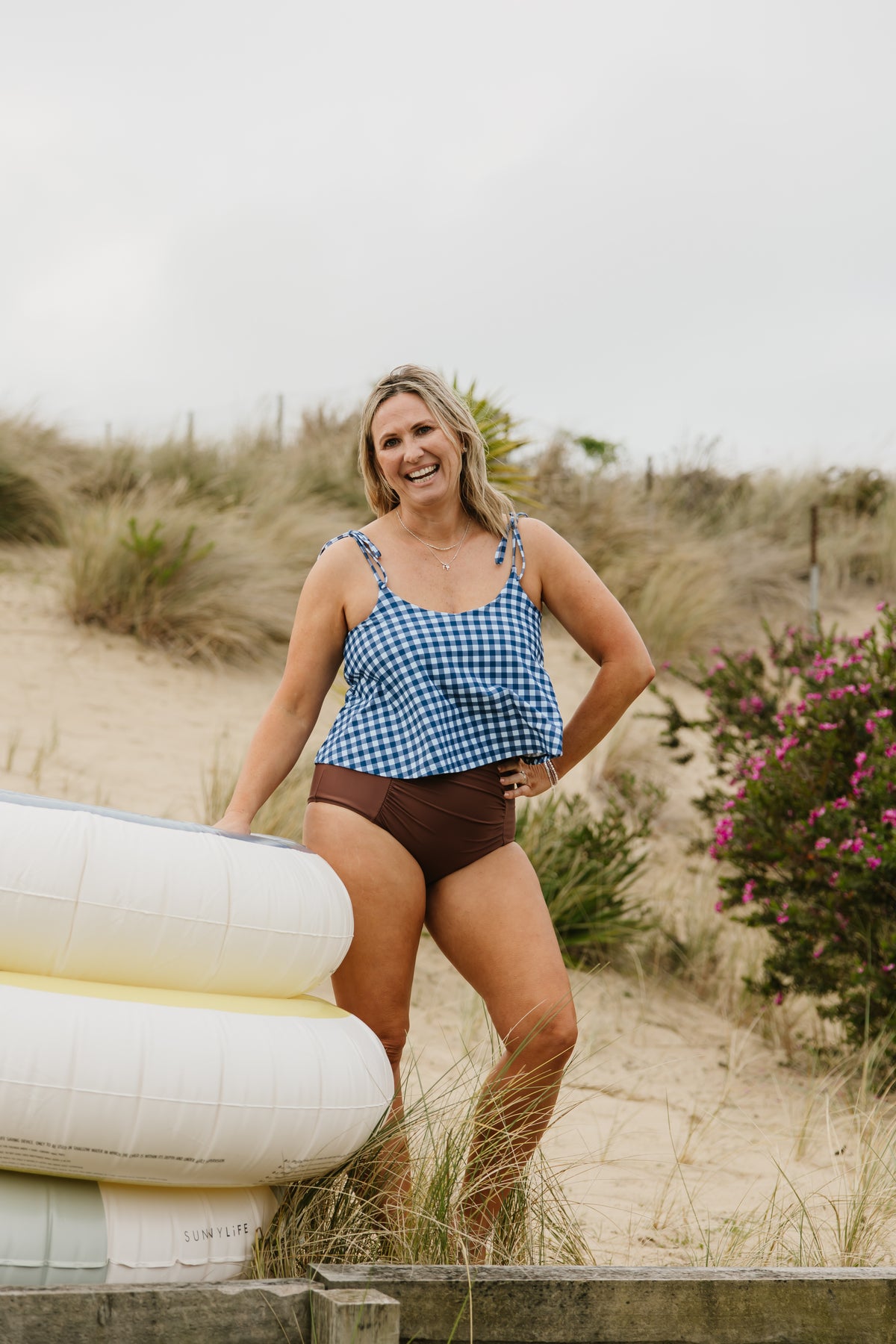 PRE-ORDER: Swing Top Blueberry Check