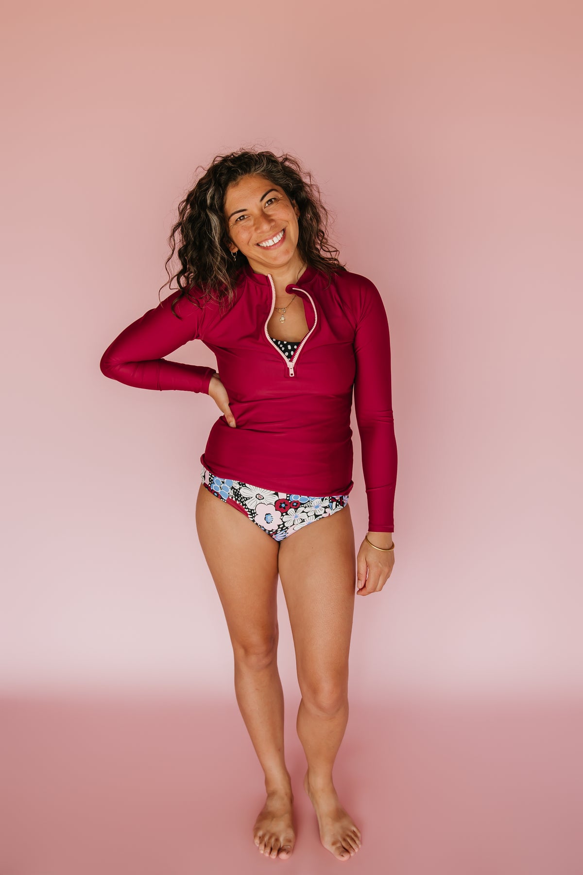 Pre-Order: Ruched High Waisted Bottoms Velvet Meadow
