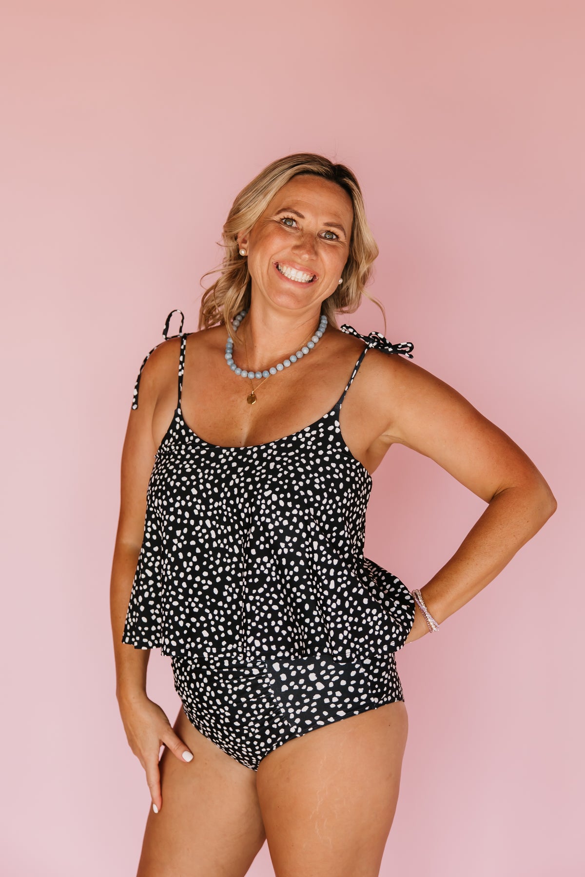 Pre-Order: Ruched High Waisted Bottoms Stardust