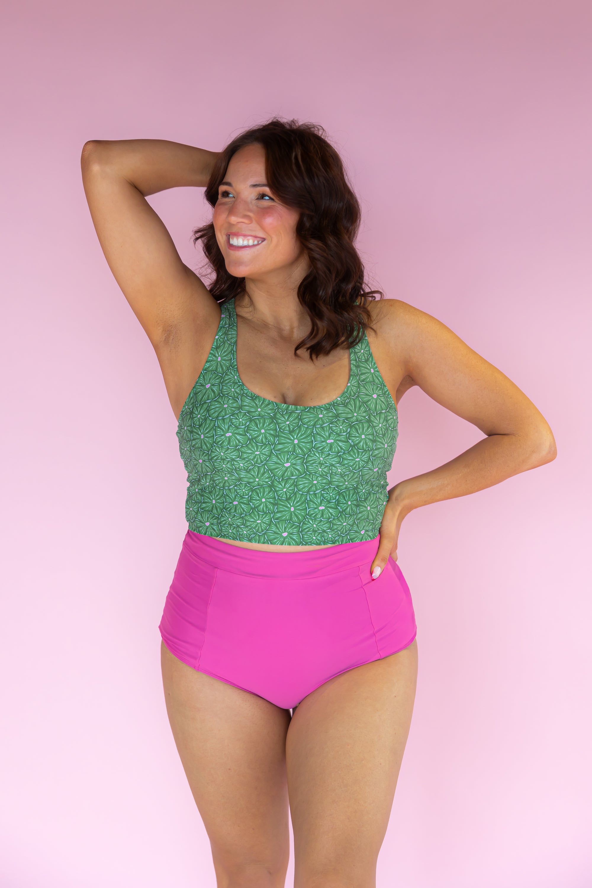 Racer Back Top Swirlflower