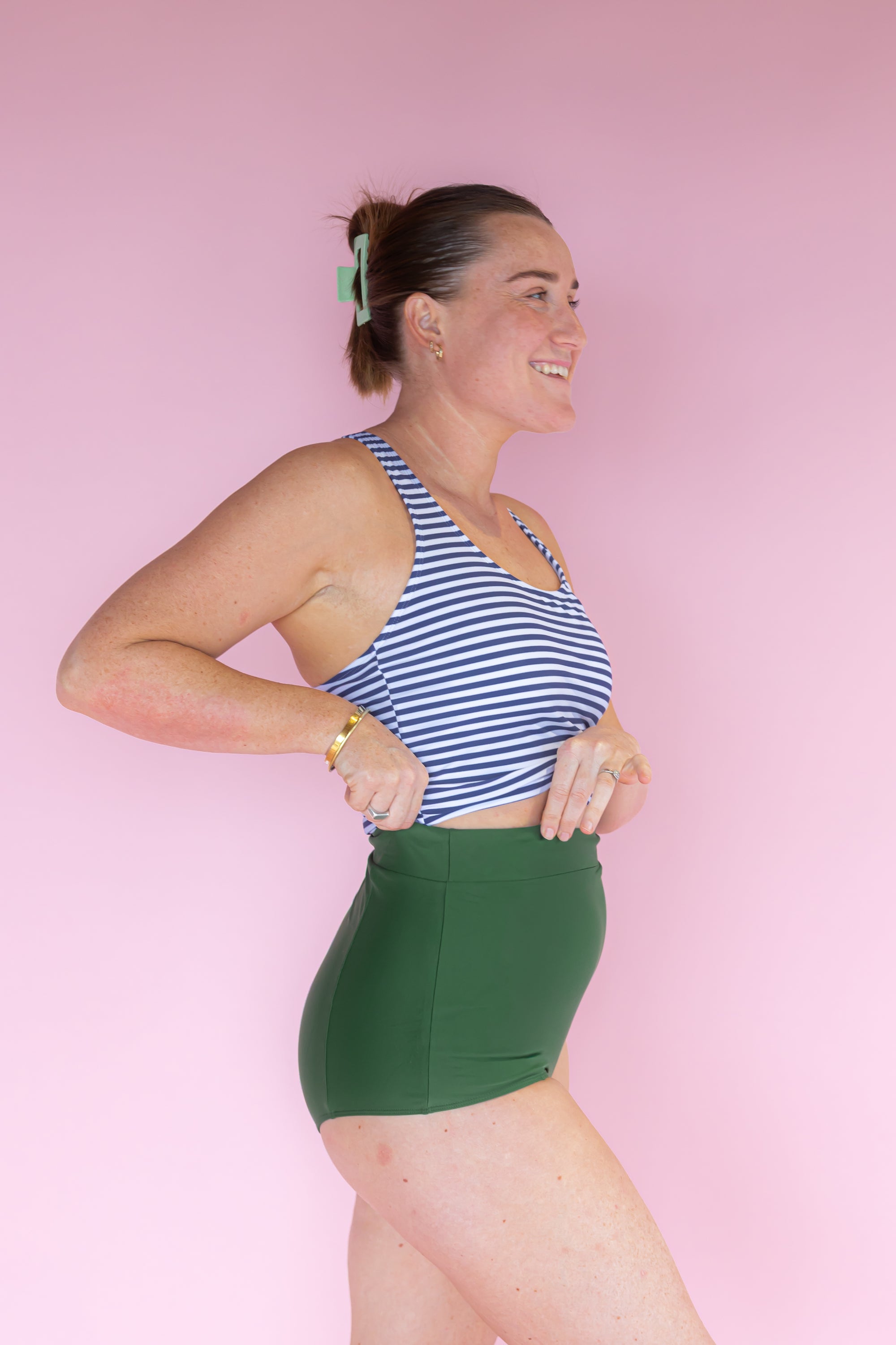 High Waisted Bottoms Forest