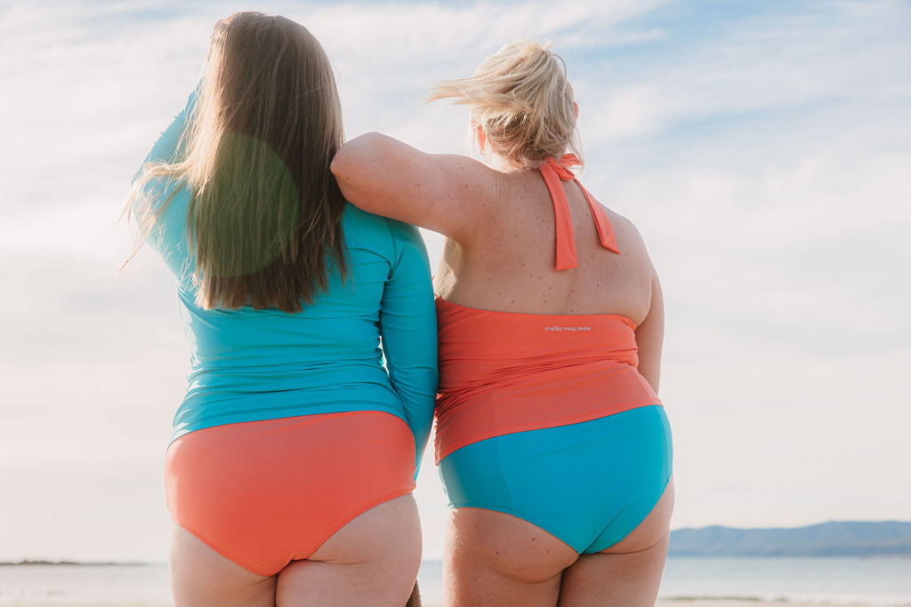 High Cut Bottoms Teal