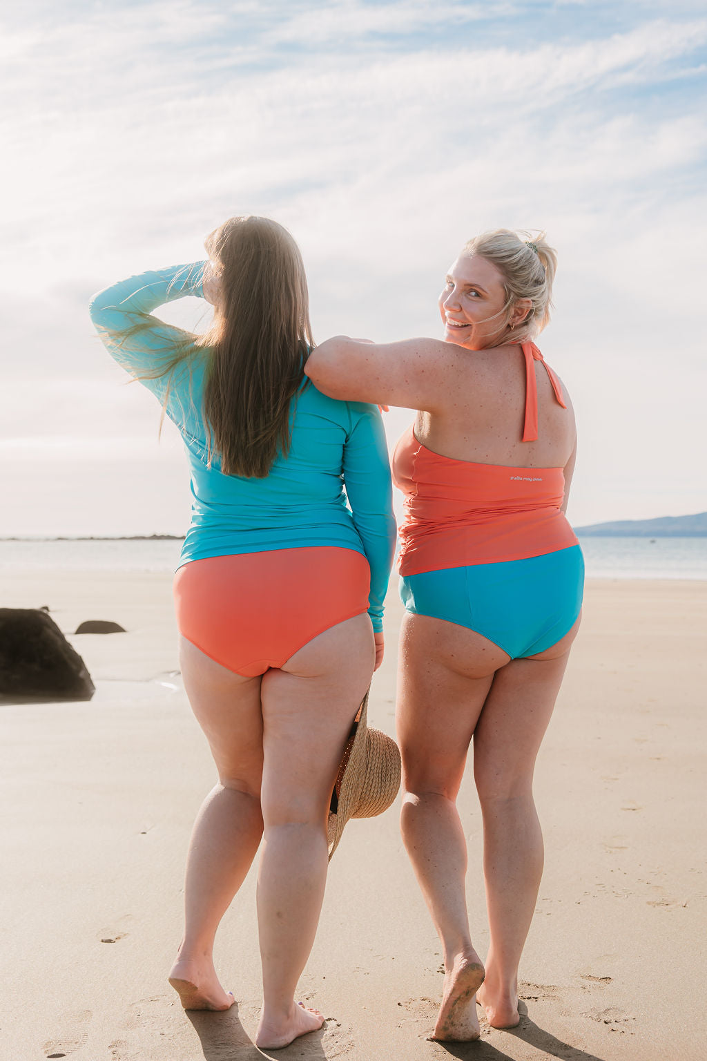 High Cut Bottoms Teal