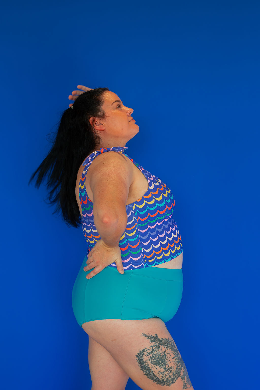 High Waisted Bottoms Teal