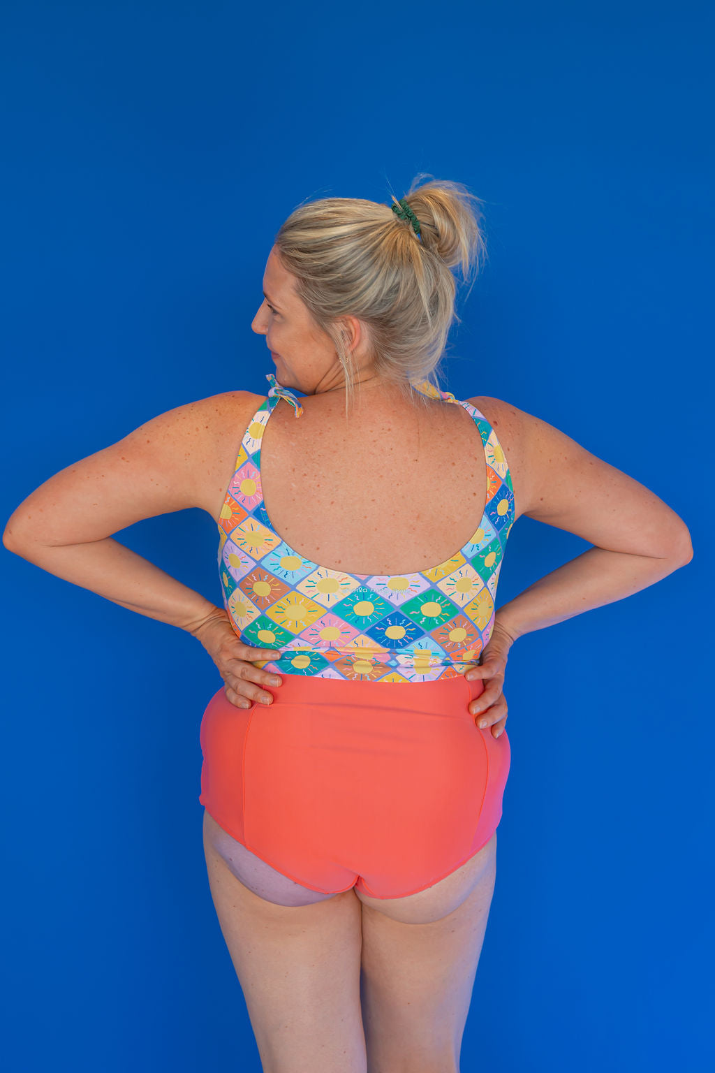 High Waisted Bottoms Coral