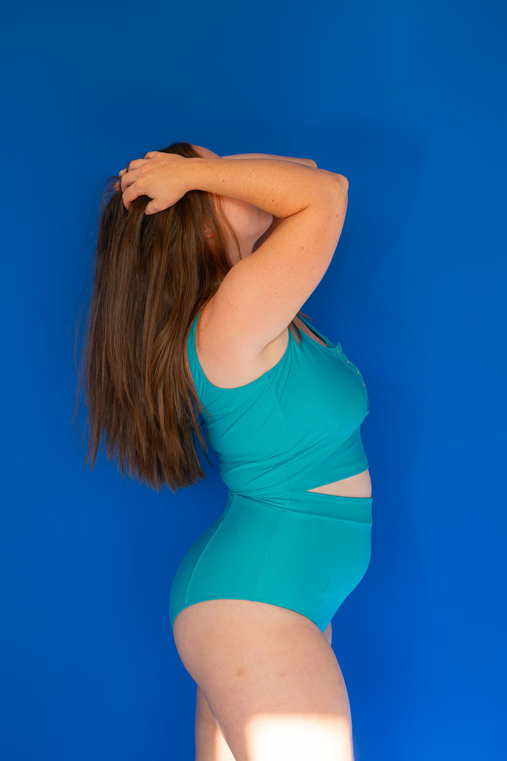 High Cut Bottoms Teal