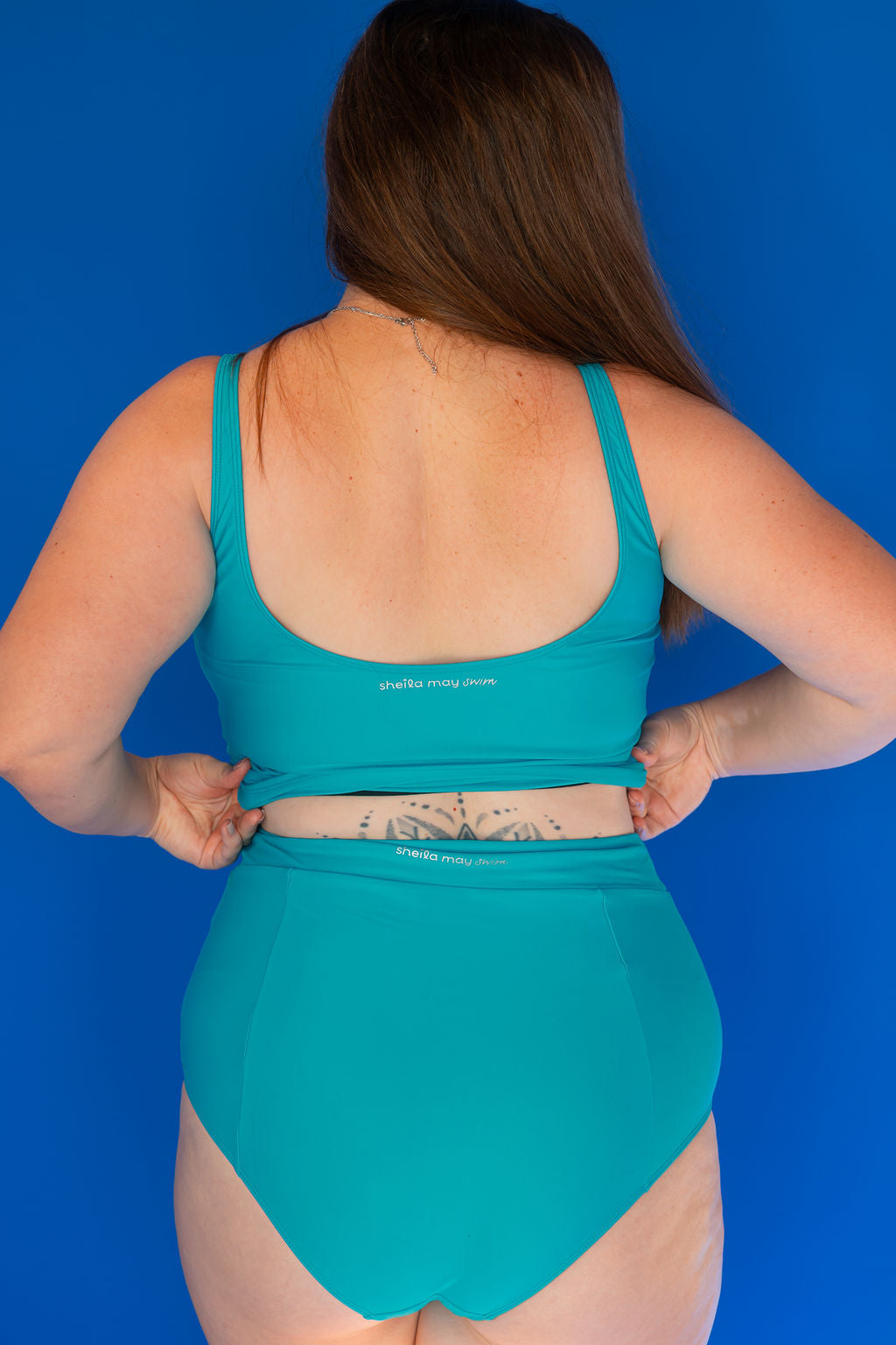 High Cut Bottoms Teal