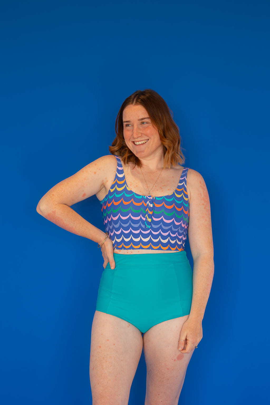 High Waisted Bottoms Teal