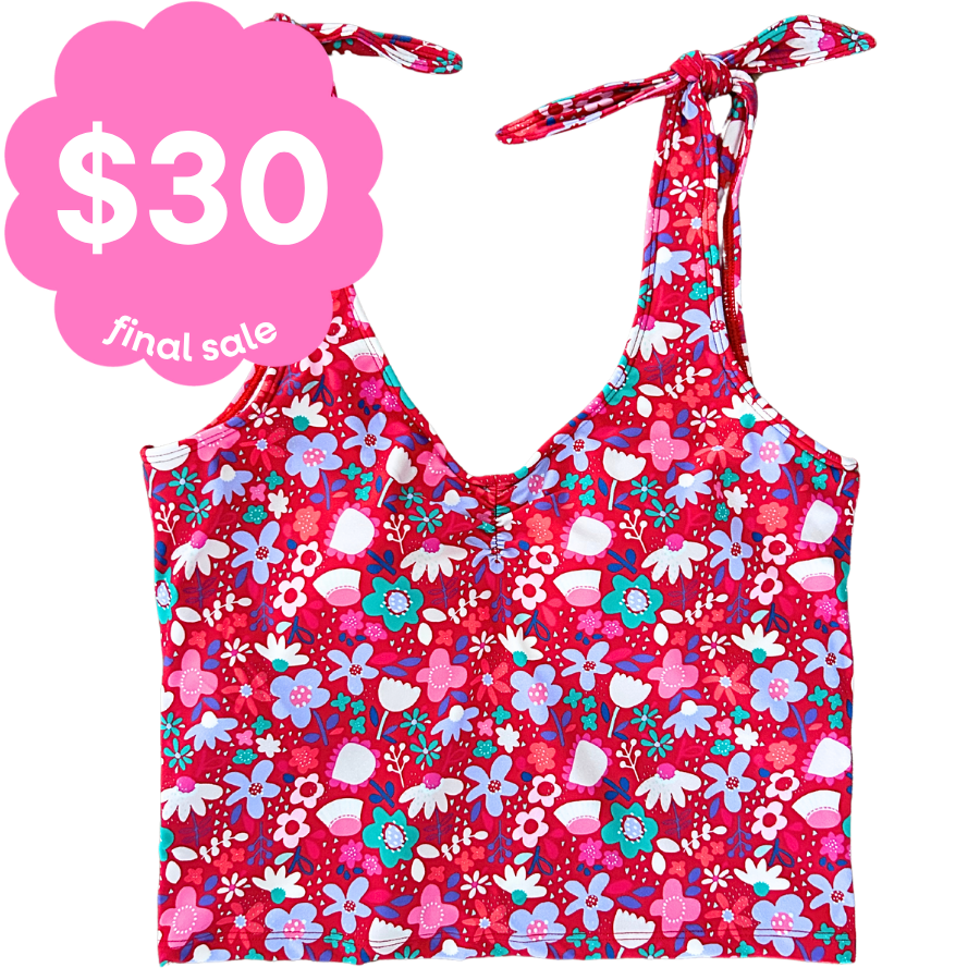 Last Pieces - Shoulder Tie Top Posy