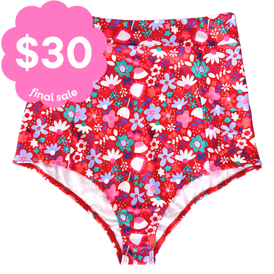 Last Pieces - High Waisted Bottoms Posy